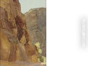 A Rocky Southwest Landscape by Frank Johnson