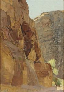 A Rocky Southwest Landscape by Frank Johnson