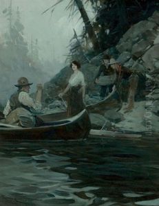 Journey By Canoe by Frank Johnson