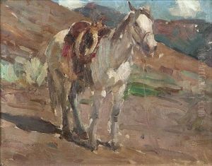 Peaches, Mrs. Johnson's Horse by Frank Johnson