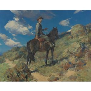 Range Boss Joe Ericson At The Swenson Land And Cattle Co., Inc. by Frank Johnson