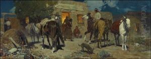 Old Indian Trading Post by Frank Johnson