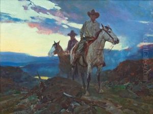 At Dawn, Morning Clouds by Frank Johnson