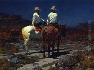 Visiting Cowmen by Frank Johnson