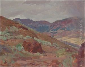 Wyoming Landscape Over Canyon Creek