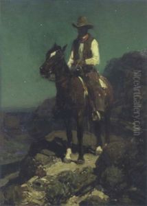Moon-bathed Night by Frank Johnson