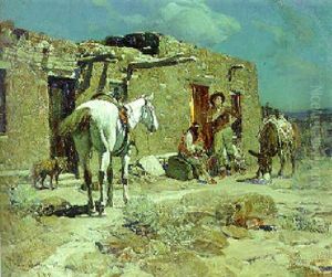 Indian Trading Store by Frank Johnson
