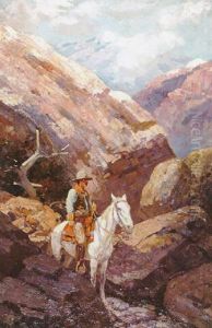 Solitary Horseman by Frank Johnson