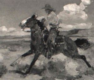 Rider On Horseback by Frank Johnson