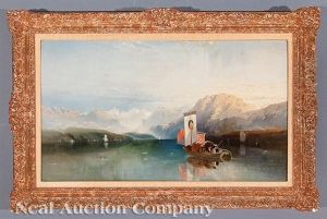 The Lake Of The Four Cantons, Switzerland by Harry John Johnson