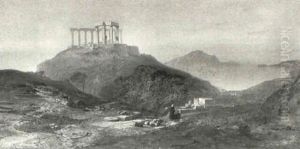 Temple Of Minerva, Cape Colonna by Harry John Johnson