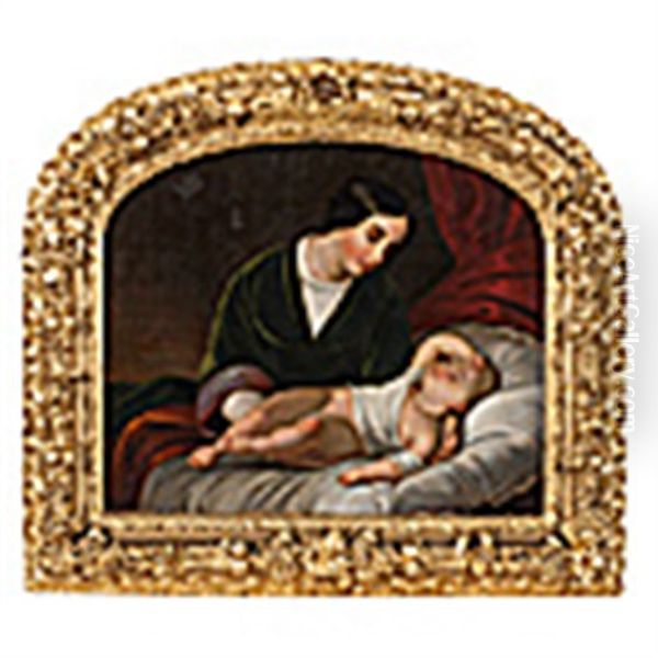 Portrait Of Mother And Child - view 1