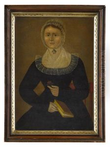 Portrait Of Elizabeth Wise Chandler by Joshua Johnson