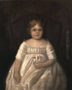 Portrait Of Louisa Baggs Emory by Joshua Johnson