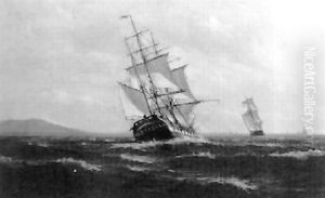Ships Under Sail by Johnson, Marshall