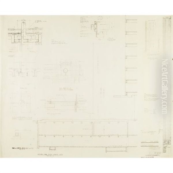 Seagram Building Construction Drawing - view 1