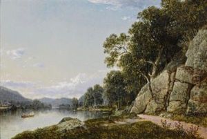 A Scene At Ramapo, New York by David Johnson