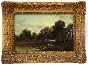 Barbazon Style Landscape by David Johnson