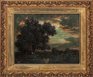 Tonalist Landscape by David Johnson