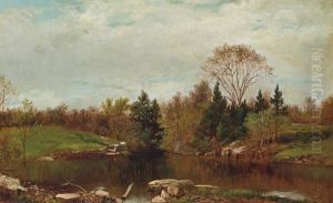 Spring-a Study On The Bronx At Mt. Vernon