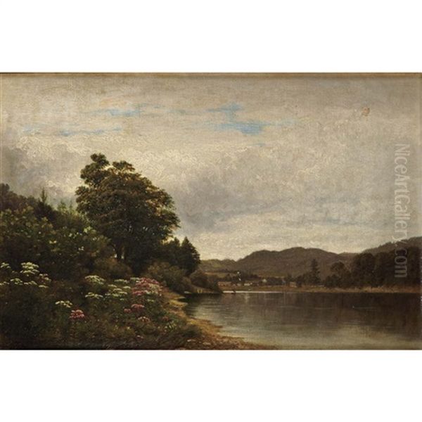 Study. On The Delaware. - At Hancock (queen Of The Meadow & Boneset) - view 1