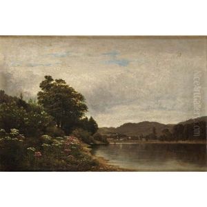 Study. On The Delaware. - At Hancock (queen Of The Meadow & Boneset)