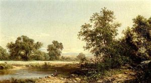 Scene At Hurley, New York by David Johnson