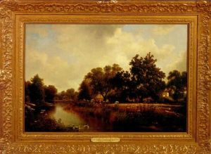 On The Weincockie River, Passaic County, New Jersey by David Johnson