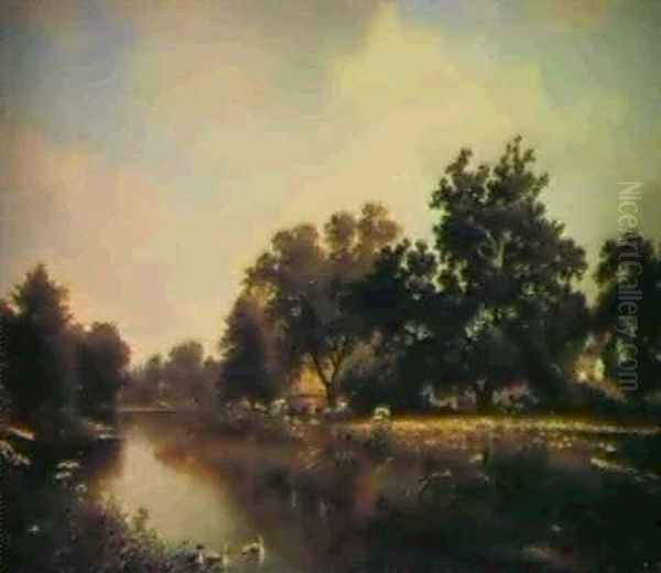 On The Weinockie River, Passaic County, New Jersey - view 1
