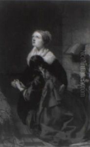 Jeanie And Effie Deans (heart Of Mid-lotian) by Alexander Johnston