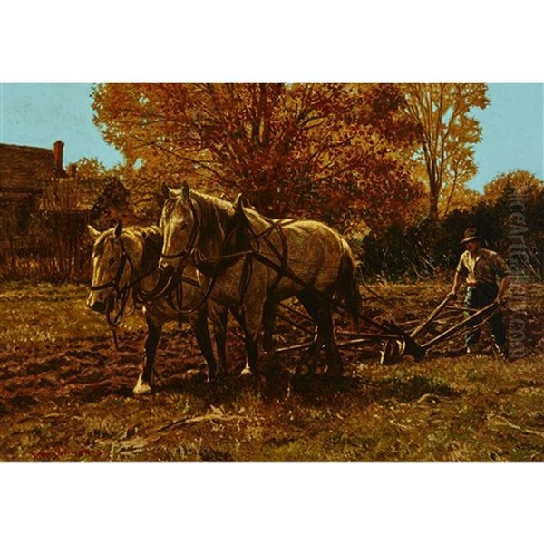 October Ploughing - view 1