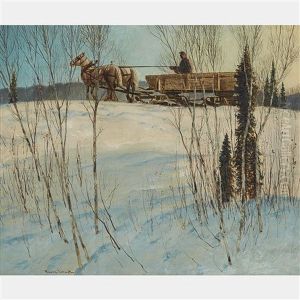 Going Home, Sturgeon River Country by Francis Hans Johnston