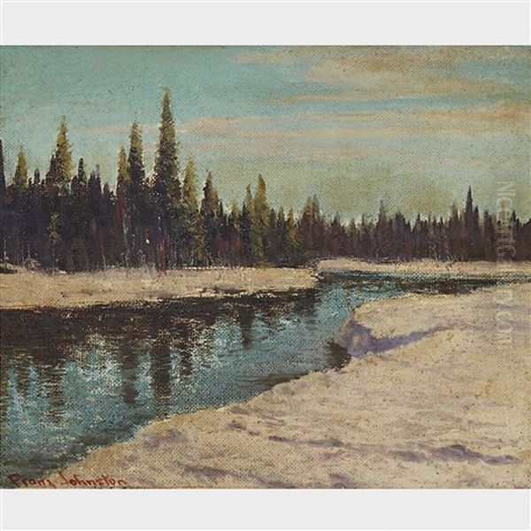 Advancing Spring - Melting Snows In Late March In The Longlac District, 1937 - view 1