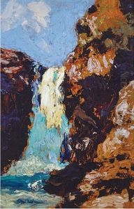 Waterfall, Algoma, 1920 by Francis Hans Johnston
