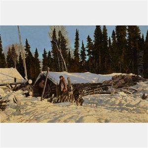 Northern Morning In March, In The Northern Nipigon Country by Francis Hans Johnston