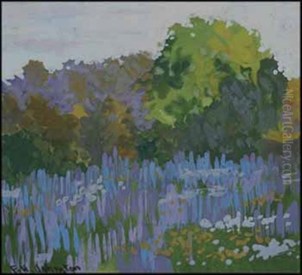 Landscape With Lupins - view 1