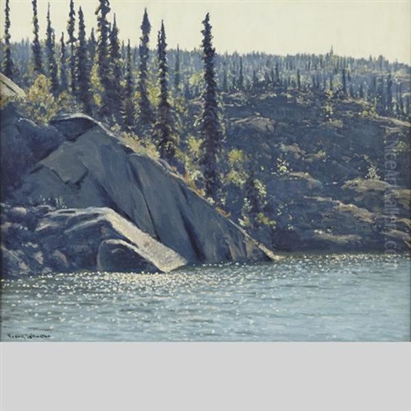 Mcalpine Channel, July Morning, Great Bear Lake - view 1
