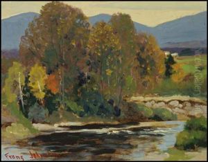 Oct. Near Bay St. Paul, Que by Francis Hans Johnston