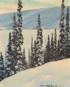 Winter Morning, Cameron Bay, Great Bear Lake, N.w.t. by Francis Hans Johnston