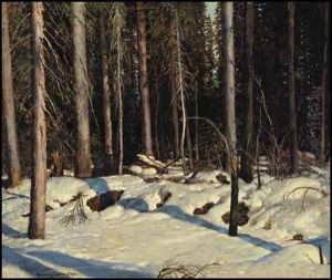 The North Woods by Francis Hans Johnston
