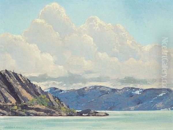 Thunderclouds Over Great Bear Lake N.w.t. - view 1