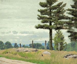Road Near Midland, Ontario by Francis Hans Johnston