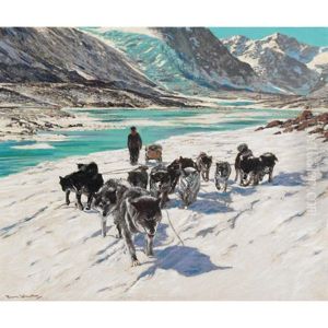 Land Of The Husky by Francis Hans Johnston