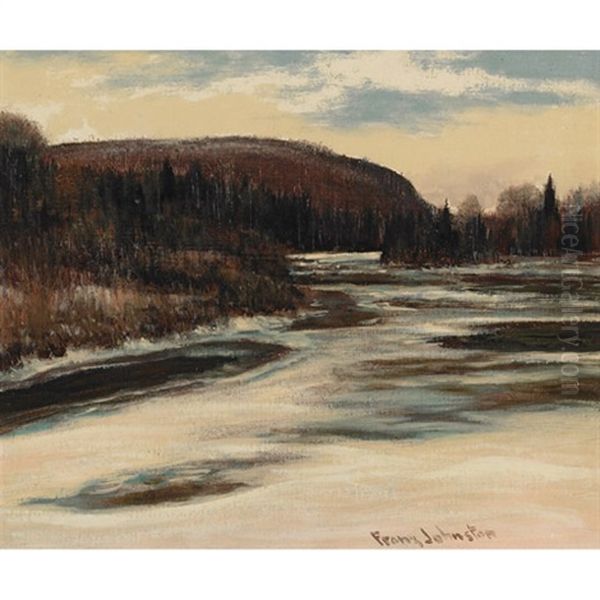 River In Winter - view 1