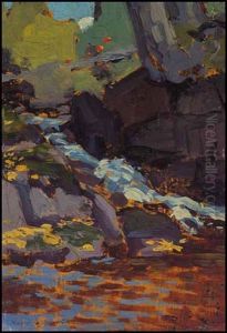 The Little Falls by Francis Hans Johnston