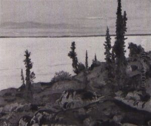 Great Bear Lake, N.w.t. by Francis Hans Johnston