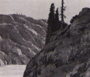 Land Of Endless Light, Eldorado, Great Bear Lake, N.w.t. by Francis Hans Johnston