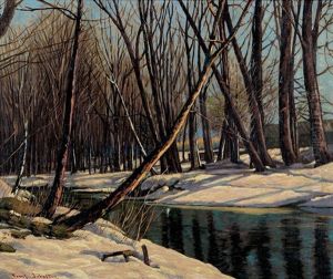 Winter Stream by Francis Hans Johnston