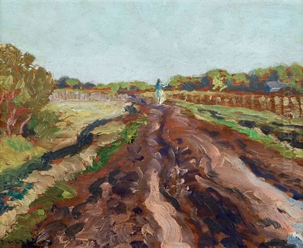 Figure In A Landscape - view 1