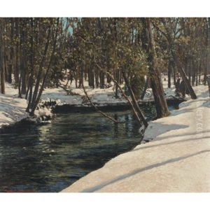 Winter Stream by Francis Hans Johnston